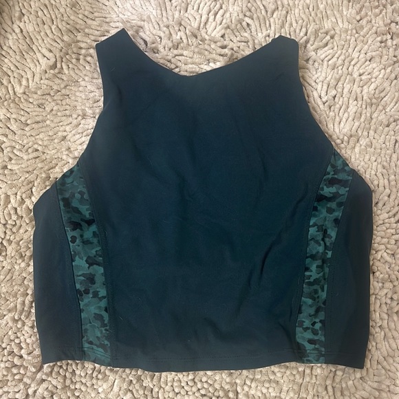 Athleta longline sports bra emerald green DD - Picture 1 of 2